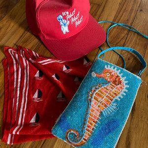 Eclectic Vintage Beach Vacation Accessories